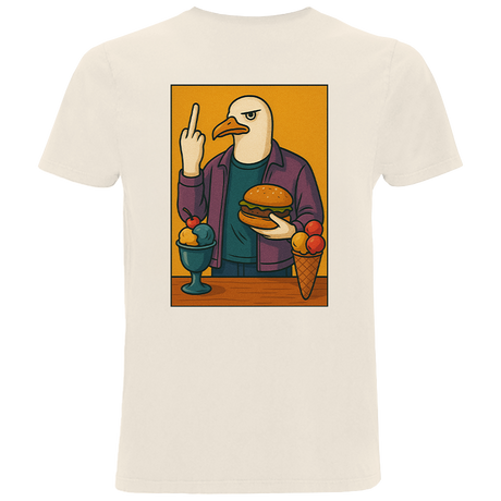 Möwenstillleben  - Herren Shirt | 100% Bio-Baumwolle | Backprint