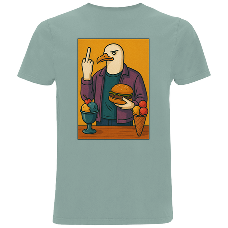 Möwenstillleben  - Herren Shirt | 100% Bio-Baumwolle | Backprint