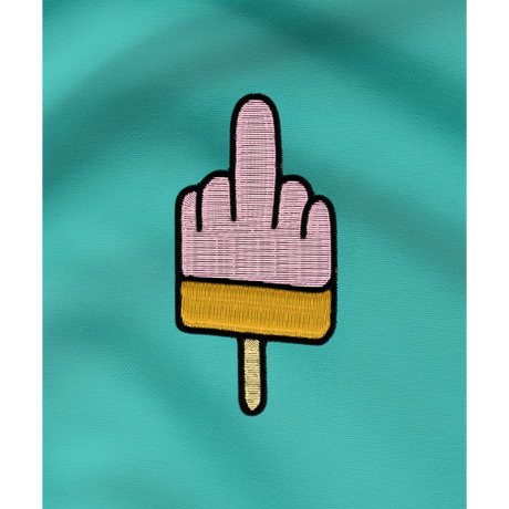 Mittelfinger Eis  - Unisex Sweater | 100% Bio-Baumwolle | Edler Stick