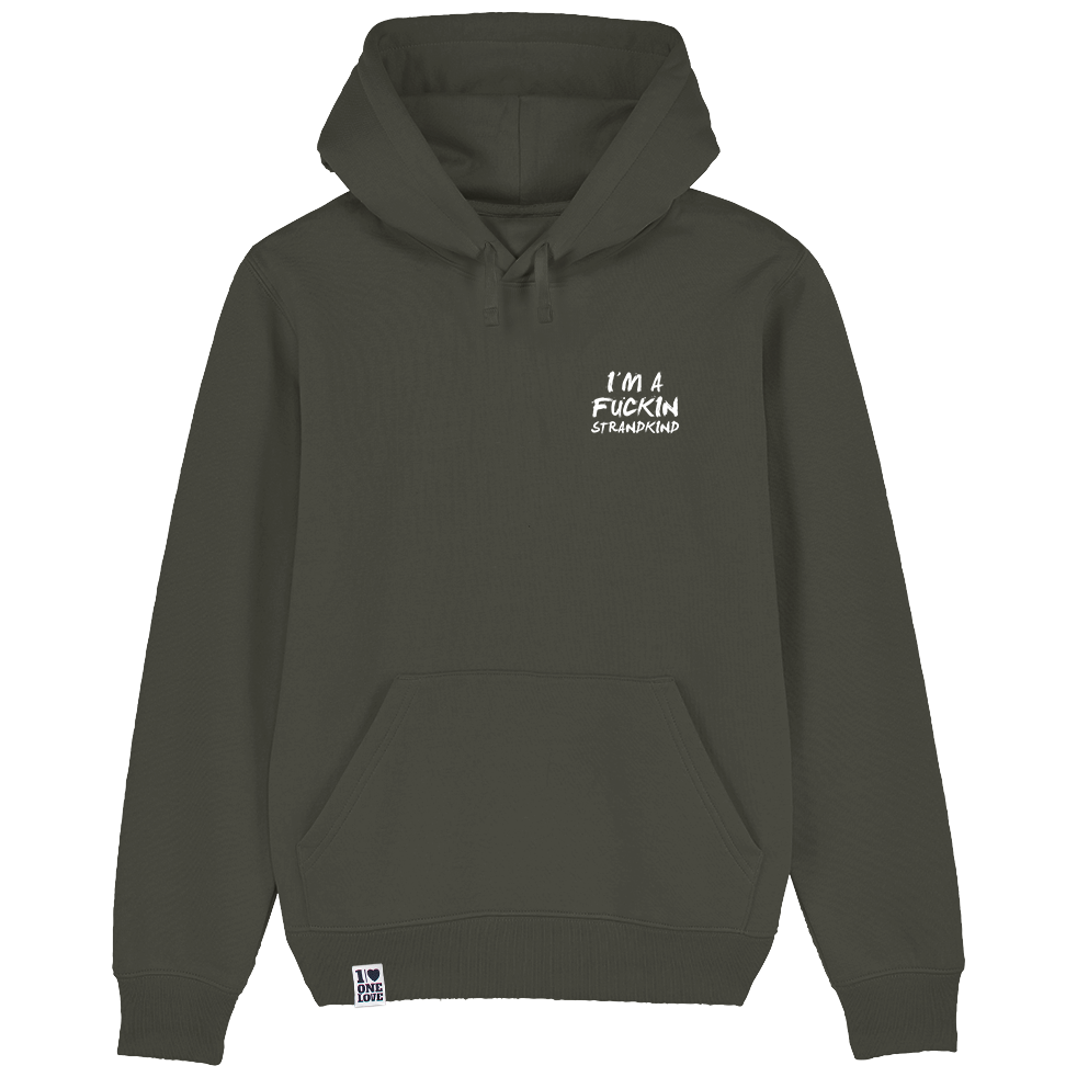 I'm a Fuckin Strandkind  - Unisex Hoodie | 100% Bio-Baumwolle