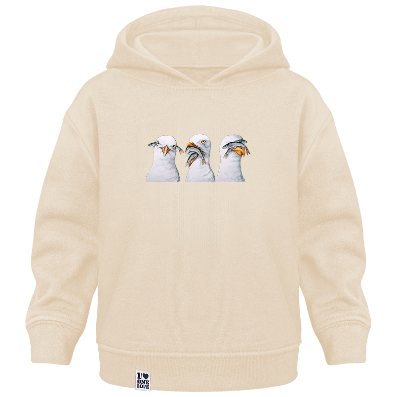 Möwenland Kuschel-Hoodie Baby – Natur Pur!