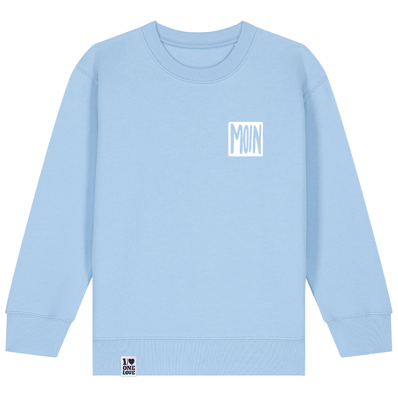 Moin! - Kinder Sweater Meer-Natur