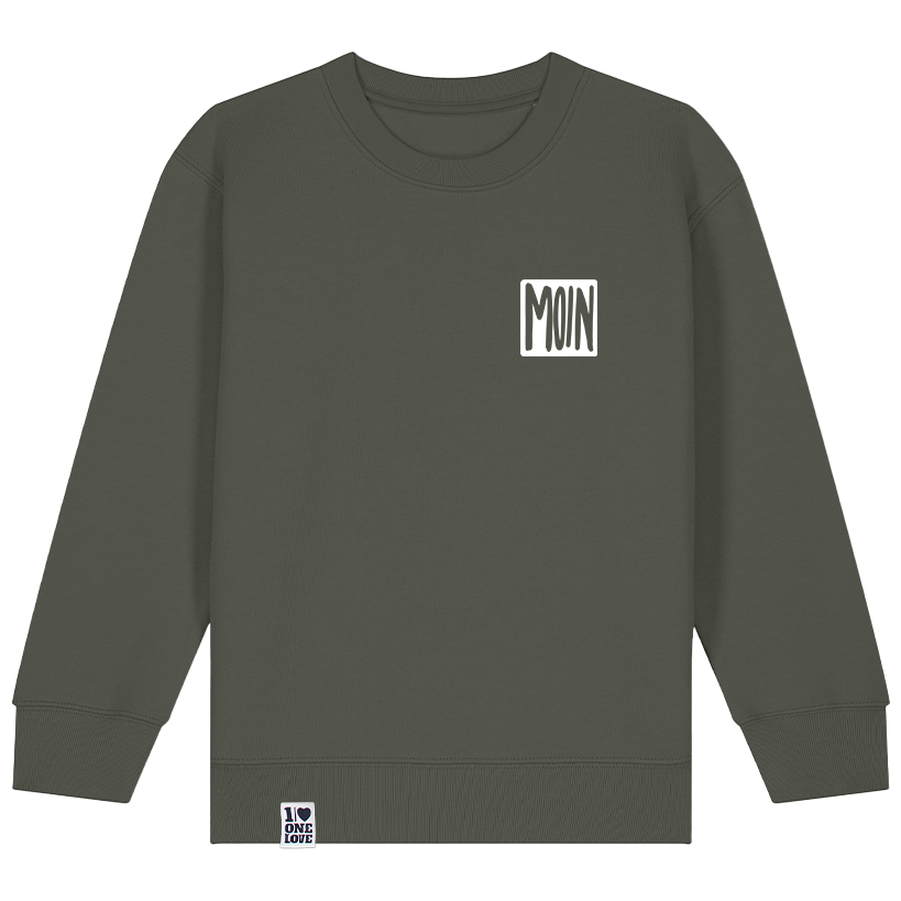 Moin! - Kinder Sweater Meer-Natur