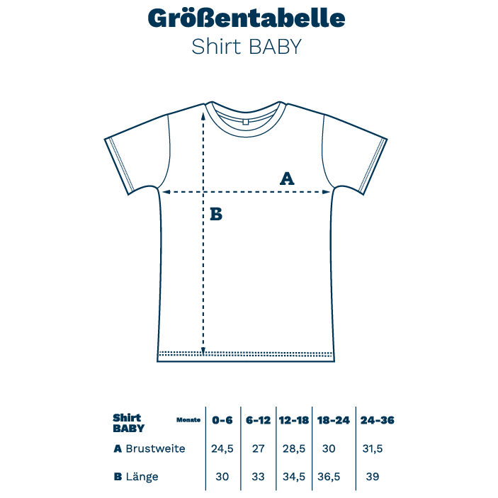 Team Dreist – Kuschliges Bio-Babyshirt mit Ankerdesign