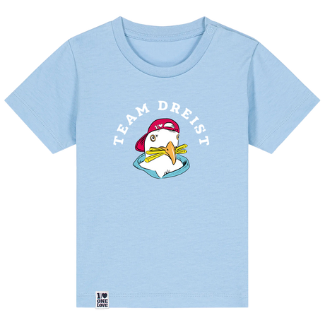 Team Dreist – Kuschliges Bio-Babyshirt mit Ankerdesign