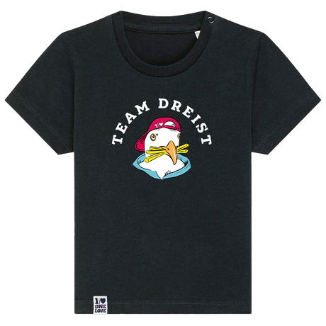 Team Dreist – Kuschliges Bio-Babyshirt mit Ankerdesign