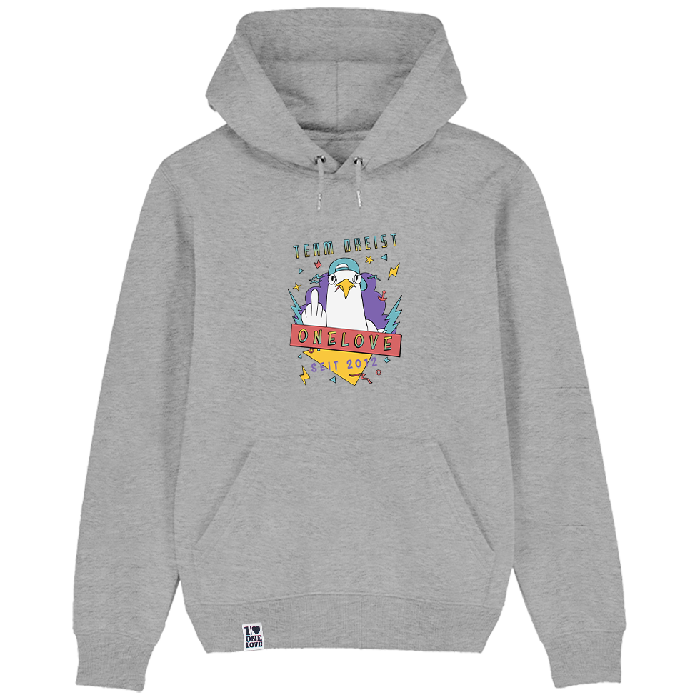 90er Team Dreist - Unisex Hoodie | 100% Bio-Baumwolle