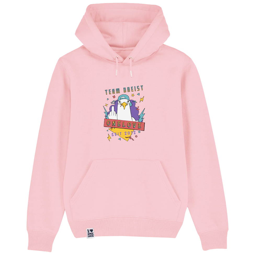 90er Team Dreist - Unisex Hoodie | 100% Bio-Baumwolle