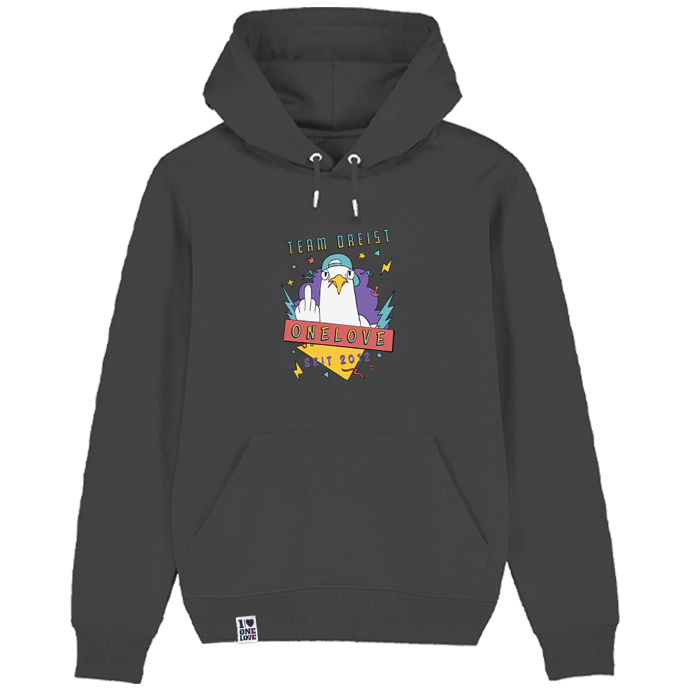 90er Team Dreist - Unisex Hoodie | 100% Bio-Baumwolle