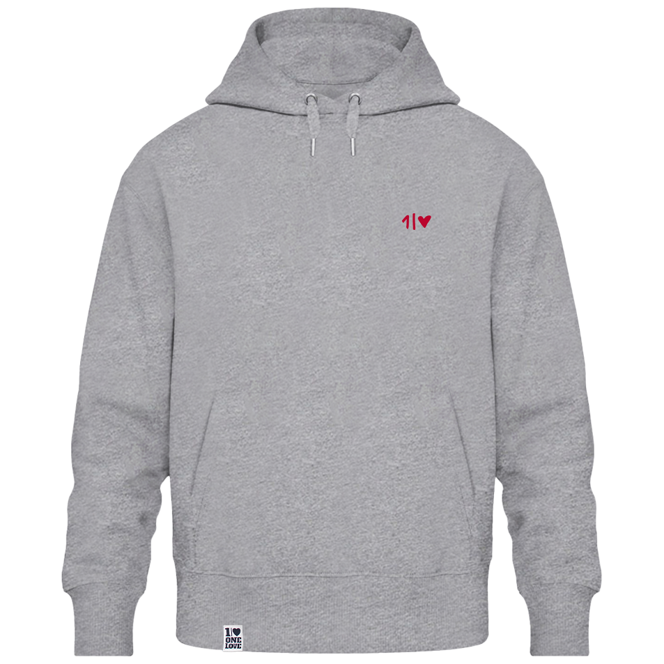 ONELOVE - Unisex Hoodie | 100% Bio-Baumwolle | Edler Stick