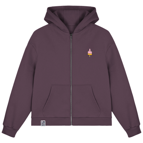 Mittelfinger Eis Stick  - Sweatjacke