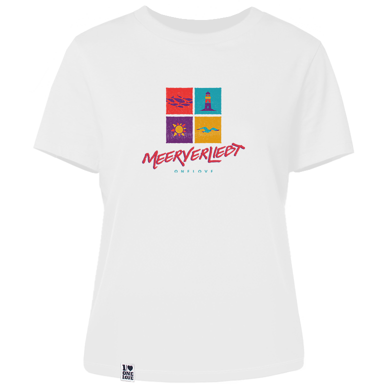 Meerverliebt – Damen Shirt | 100% Bio-Baumwolle