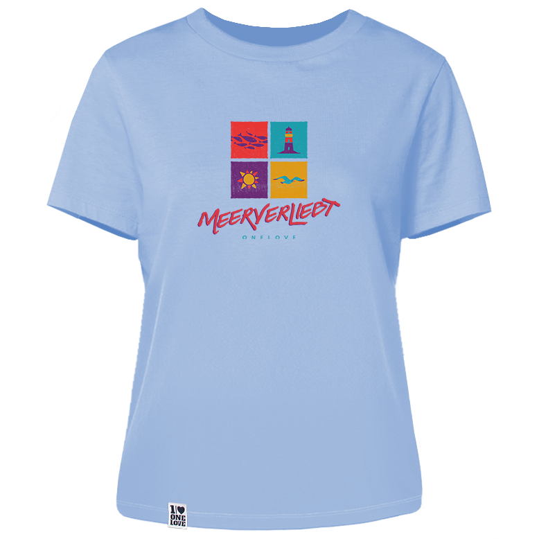 Meerverliebt – Damen Shirt | 100% Bio-Baumwolle