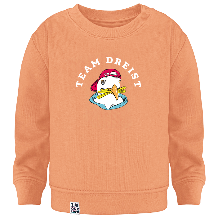 Nordisches Herzstück – Baby Sweater Rosa 🌊