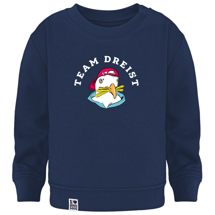 Nordisches Herzstück – Baby Sweater Rosa 🌊