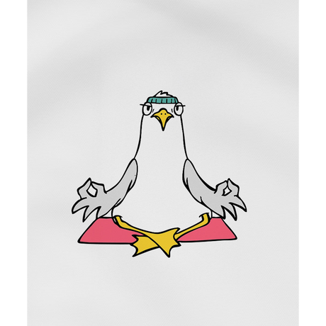 Yoga Möwe  - Herren Shirt | 100% Bio-Baumwolle