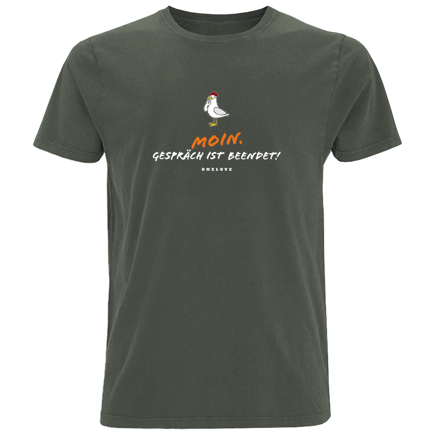 Moin. Gespräch ist beendet!  - Herren Shirt | 100% Baumwolle