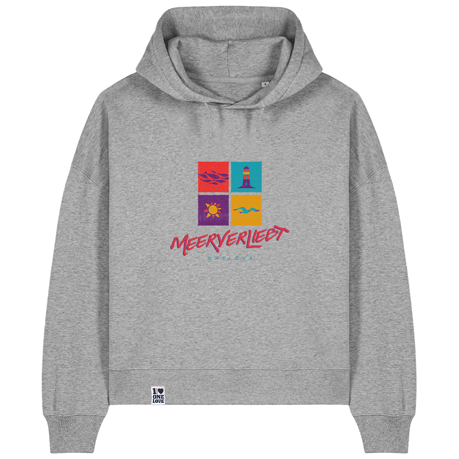 Meerverliebt Hoodie – Damen Hoodie | Bio-Baumwolle
