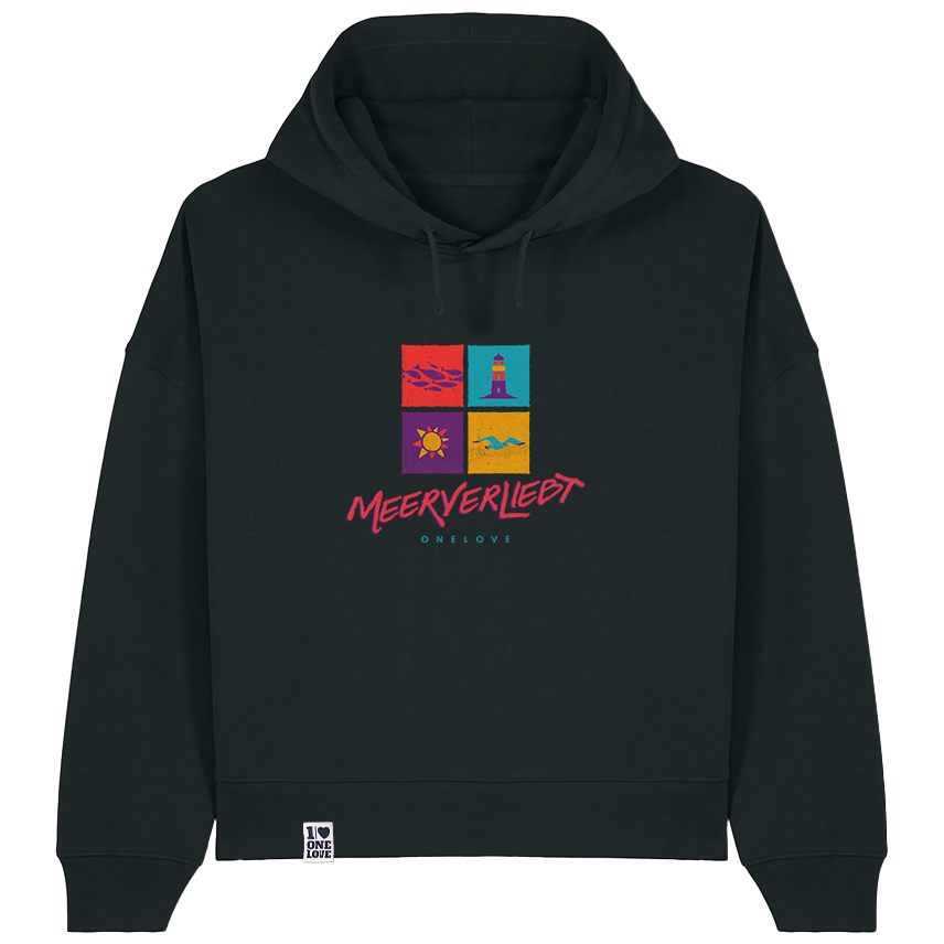 Meerverliebt Hoodie – Damen Hoodie | Bio-Baumwolle