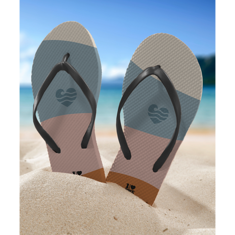 Wellenherz – Flip Flops mit maritimem Flair