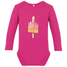 Mittelfinger Eis - Baby Body Langarm
