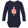 Mittelfinger Eis - Baby Body Langarm