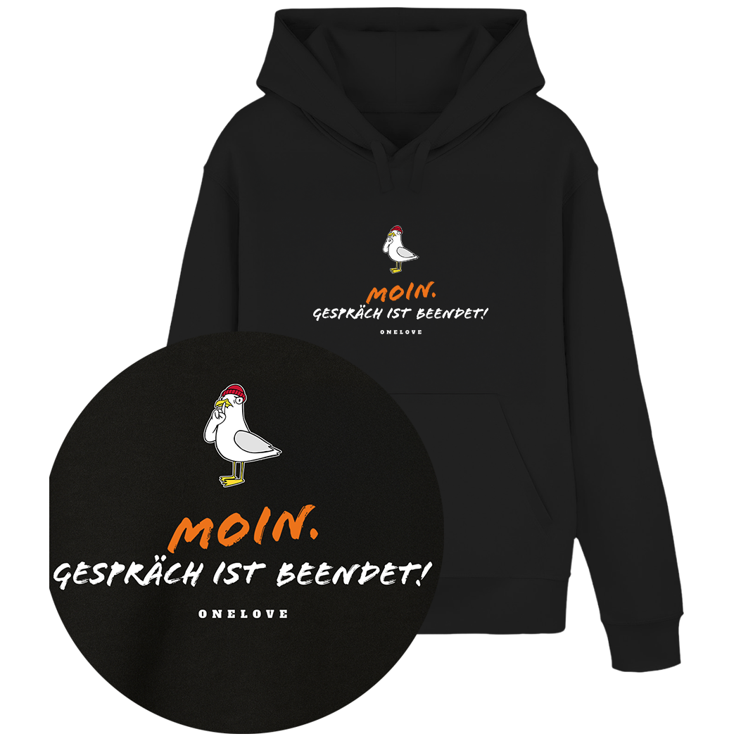 Moin. Gespräch beendet!  - Unisex Hoodie | 100% Baumwolle