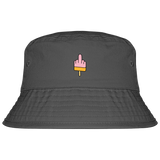 Mittelfinger Eis - Fischerhut mit Stick