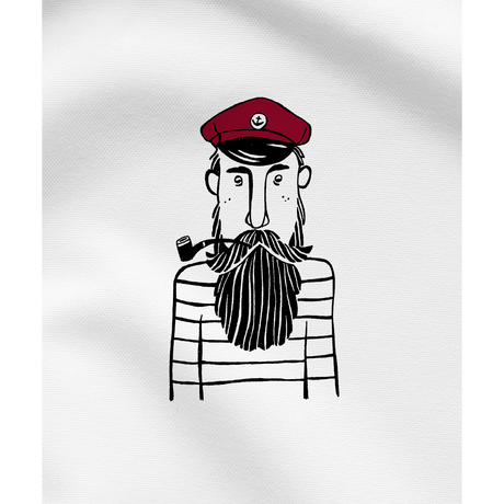 Maritime Liebe - Jutebeutel Seemann