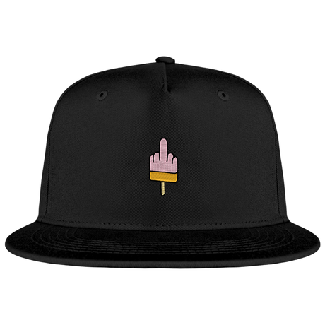 Mittelfinger Eis  - Snapback mit Stick