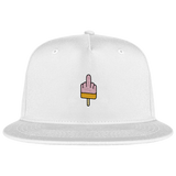 Mittelfinger Eis  - Snapback mit Stick