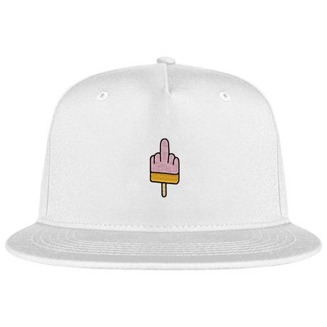 Mittelfinger Eis  - Snapback mit Stick