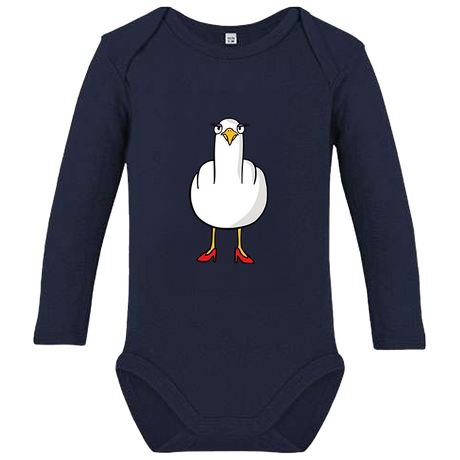 F**k You Möwenlady  - Baby Body Langarm