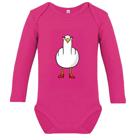 F**k You Möwenlady  - Baby Body Langarm