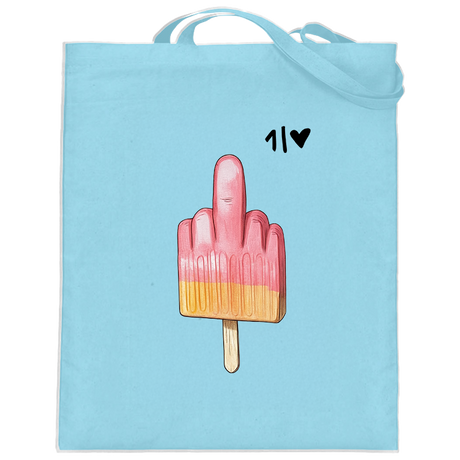 Mittelfinger Eis  - Jutebeutel