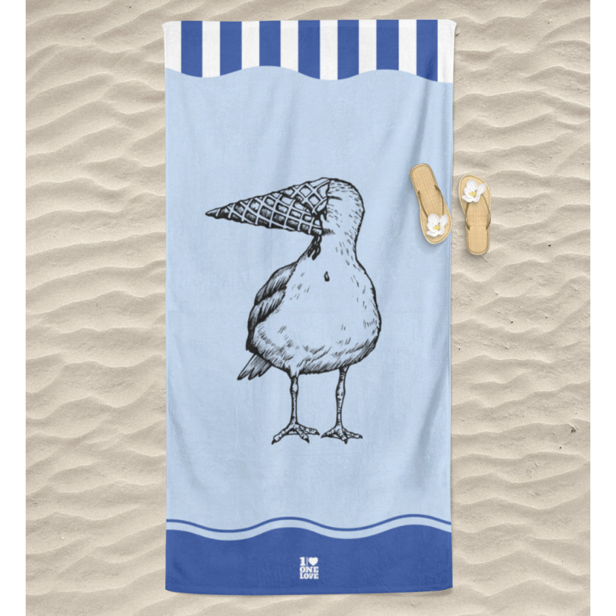 Eisvogel - Strandtuch