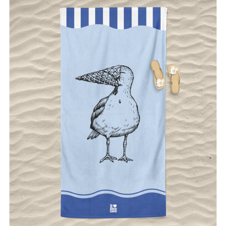 Eisvogel - Strandtuch