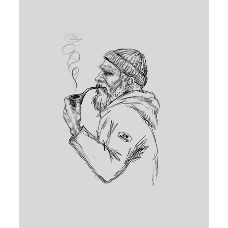 Küstenliebe - Bio-Hoodie mit Herz