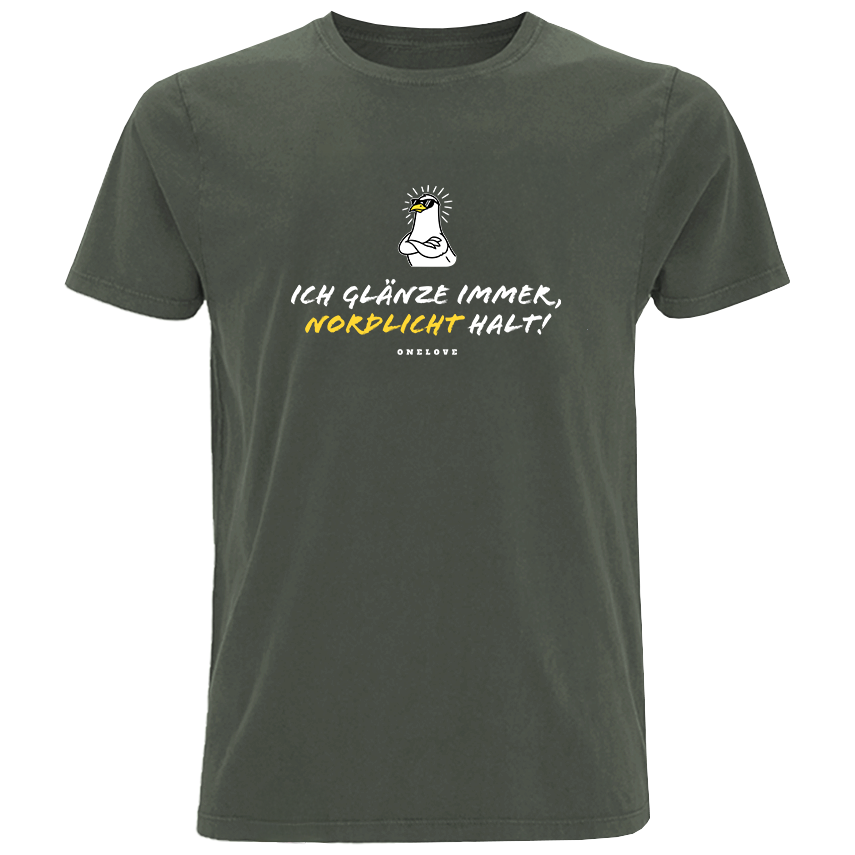 Ich glänze immer, Nordlicht halt!  - Herren Shirt | 100% Baumwolle