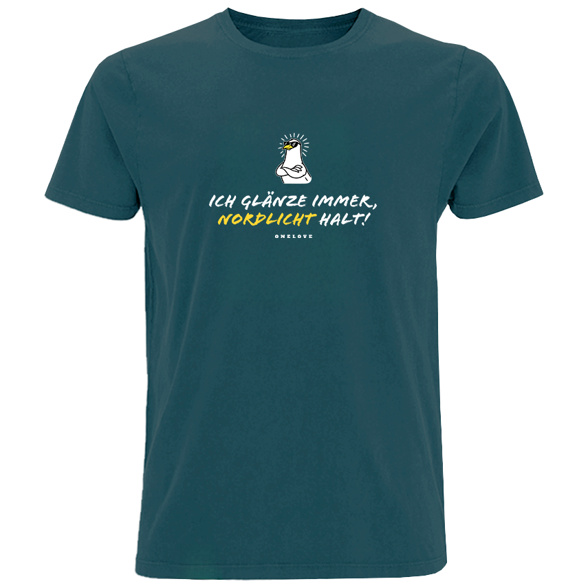 Ich glänze immer, Nordlicht halt!  - Herren Shirt | 100% Baumwolle