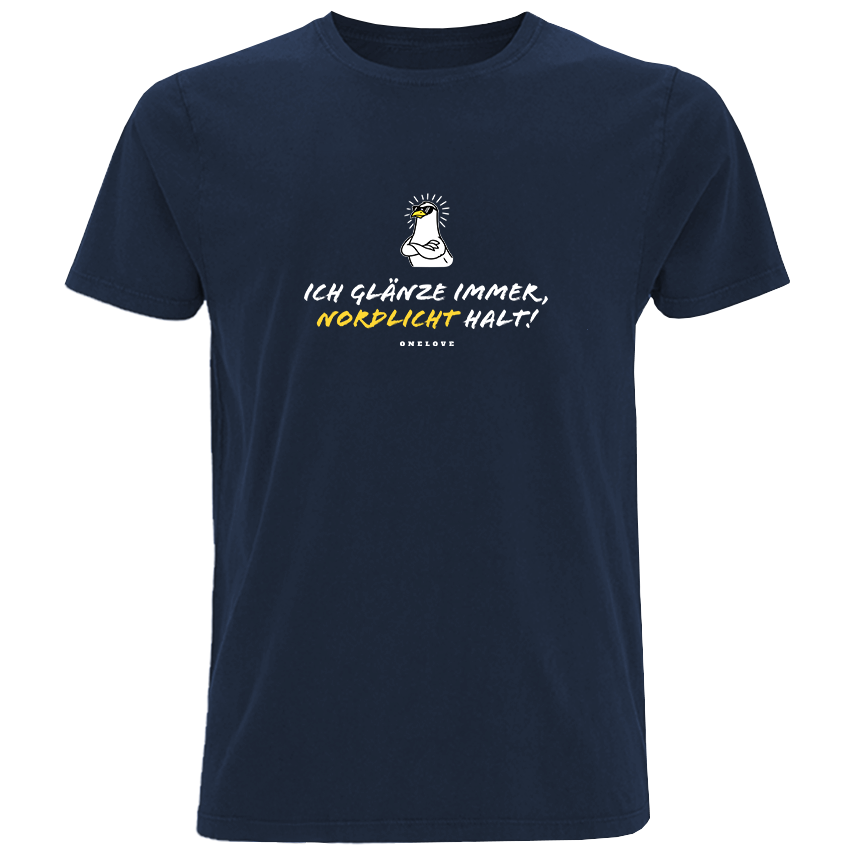 Ich glänze immer, Nordlicht halt!  - Herren Shirt | 100% Baumwolle