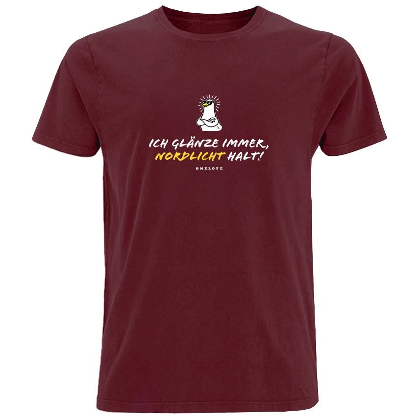 Ich glänze immer, Nordlicht halt!  - Herren Shirt | 100% Baumwolle
