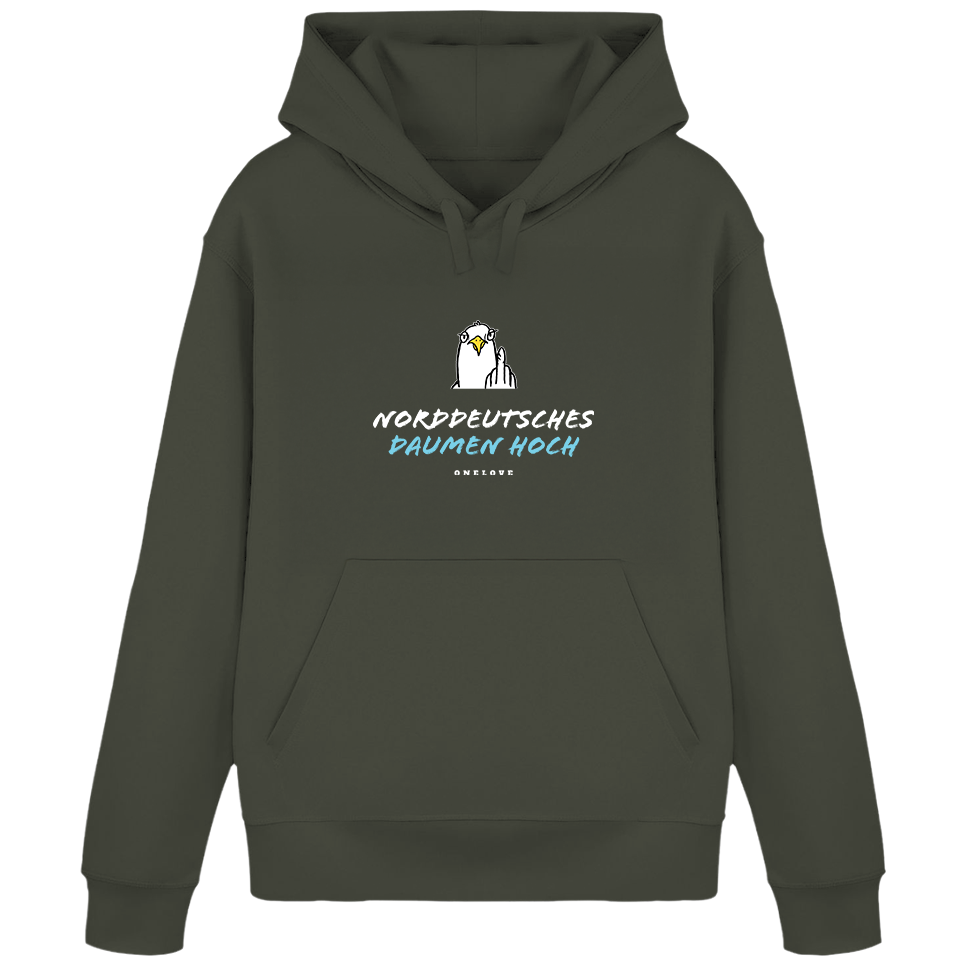 Norddeutsches Daumen hoch  - Unisex Hoodie | 100% Baumwolle