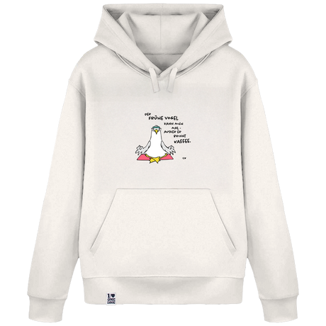Der Frühe Vogel kann mich mal  - Unisex Hoodie | 100% Bio-Baumwolle