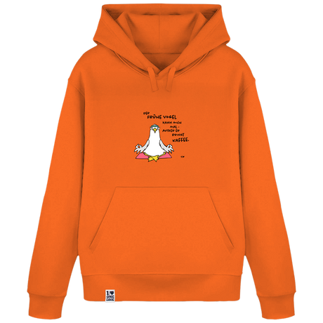 Der Frühe Vogel kann mich mal  - Unisex Hoodie | 100% Bio-Baumwolle