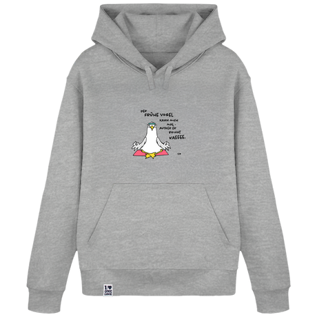 Der Frühe Vogel kann mich mal  - Unisex Hoodie | 100% Bio-Baumwolle