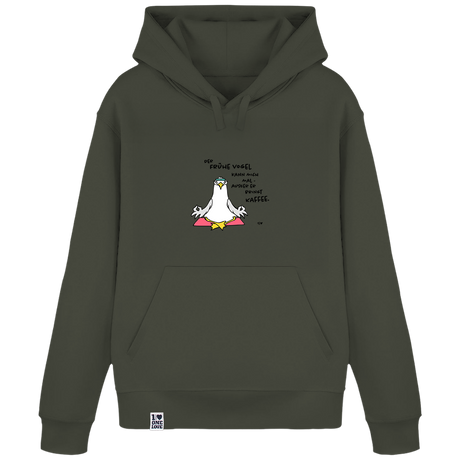 Der Frühe Vogel kann mich mal  - Unisex Hoodie | 100% Bio-Baumwolle