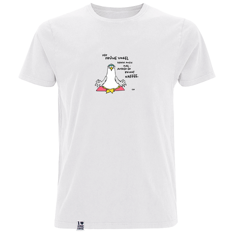 Der Frühe Vogel kann mich mal  - Herren Shirt | 100% Bio-Baumwolle