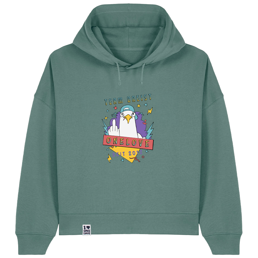 Team Dreist – Damen Hoodie | Bio-Baumwolle