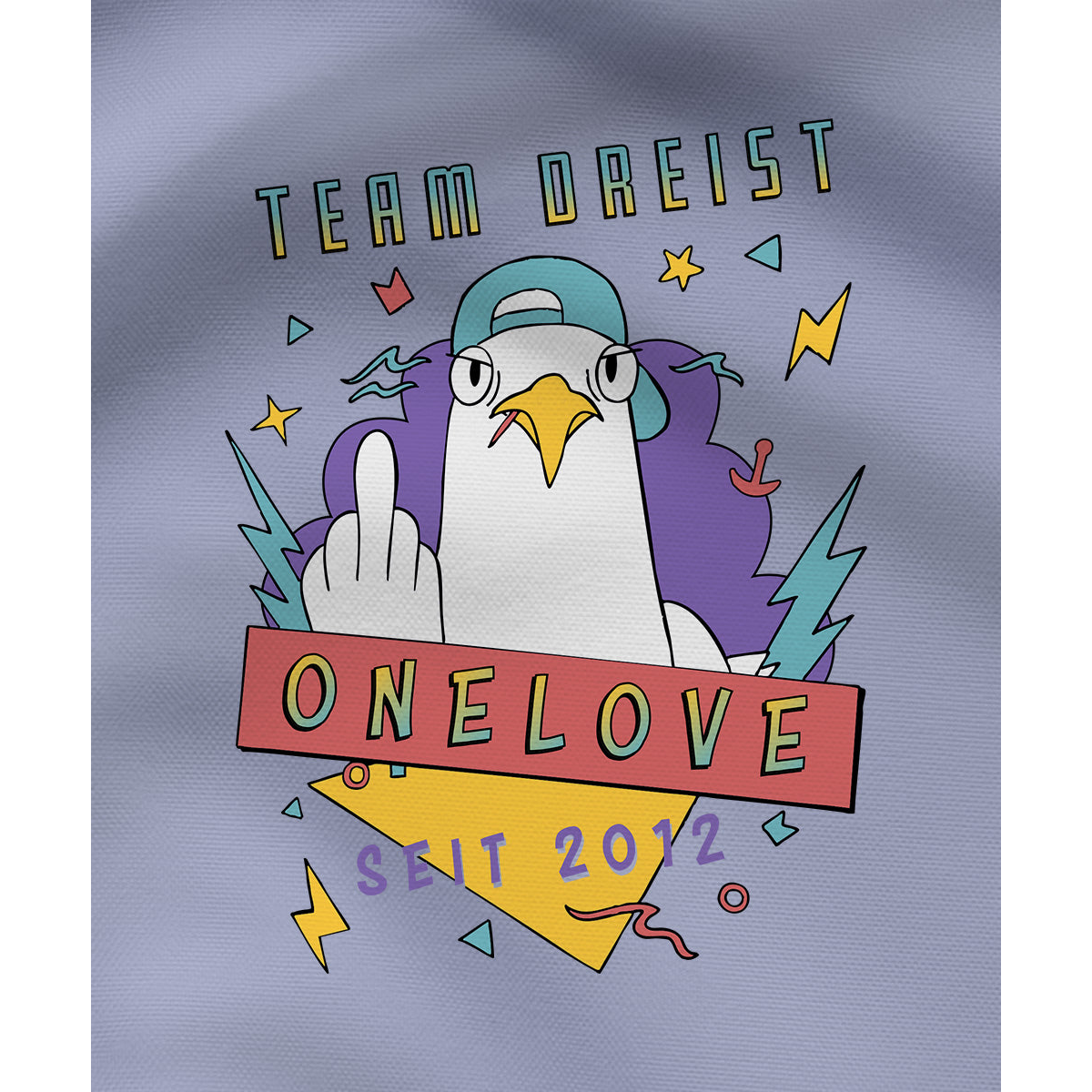 Team Dreist – Damen Hoodie | Bio-Baumwolle